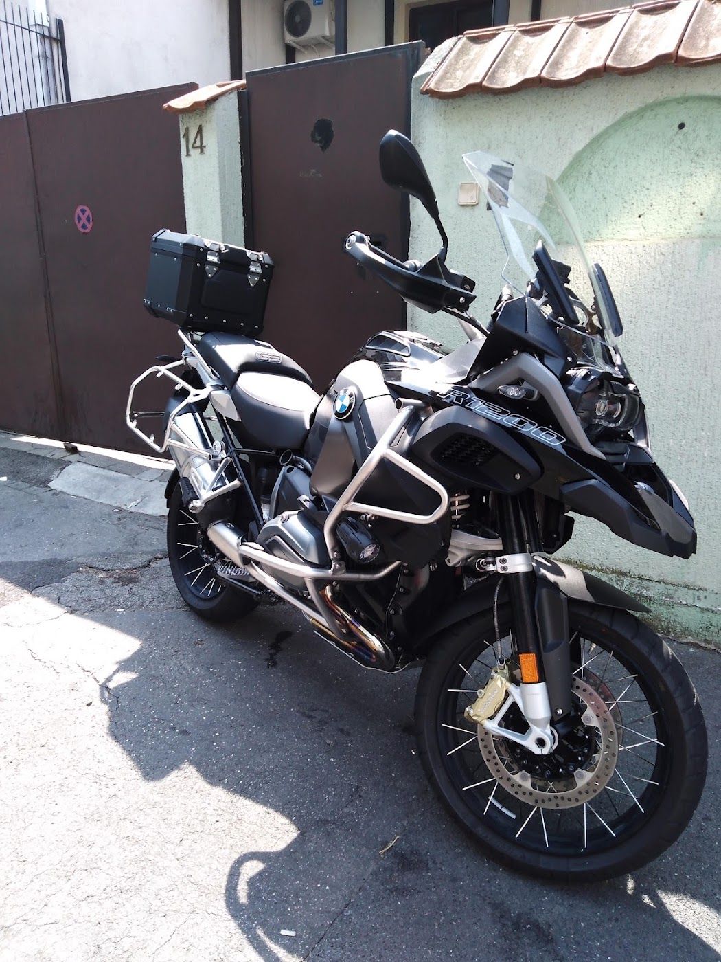 BMW motocikl posle pranja